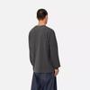 Carhartt WIP L/S Vista T-Shirt Loose Fit Square Label Crew Neck Long Sleeve T-Shirt Men Tops Gray I030779-87-GD
