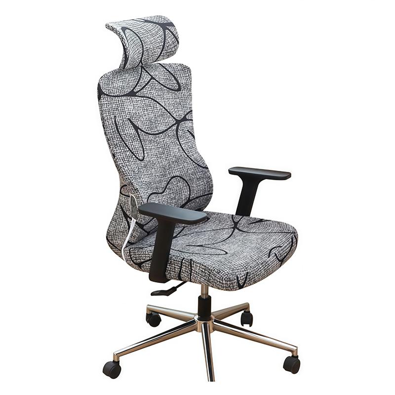 

Luxury Printed Pattern Chair Cover with Headrest Protective Case Stretchable Office Computer Chair Cover Suitable for All Season