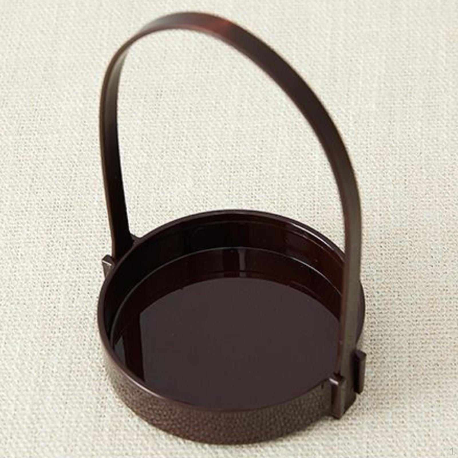 

Поднос для подачи еды Дисплей Декоративный Портативный Практичный Многоразовый Многоцелевой 10.7cmx11.8cmx15.5cm_Round