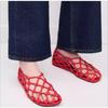 Flat Sandals for Women Fashion Woven Hollow Loafers Summer 2025 Comfort Beach Casual Shoe Zapatos De Mujer