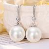 925 Sterling Silver Earrings Pearl Earrings Fashion Earrings Silver Pearl Earrings Fashion Student Temperament For Female