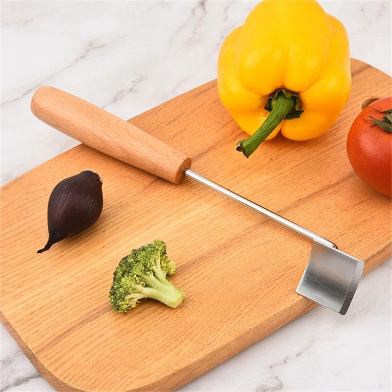Quick Corn Kernel Remover With Stable Wooden Grip And Rustproof Nonrust Steel Design Corn Peelers Device