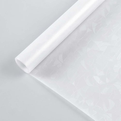 Rabbitgoo Window Film, Privacy Sheet, Stained Glass Window Film, Water-Repellent, UV Protection, Shatterproof, Window Film, Privacy Screen (Distant Fi