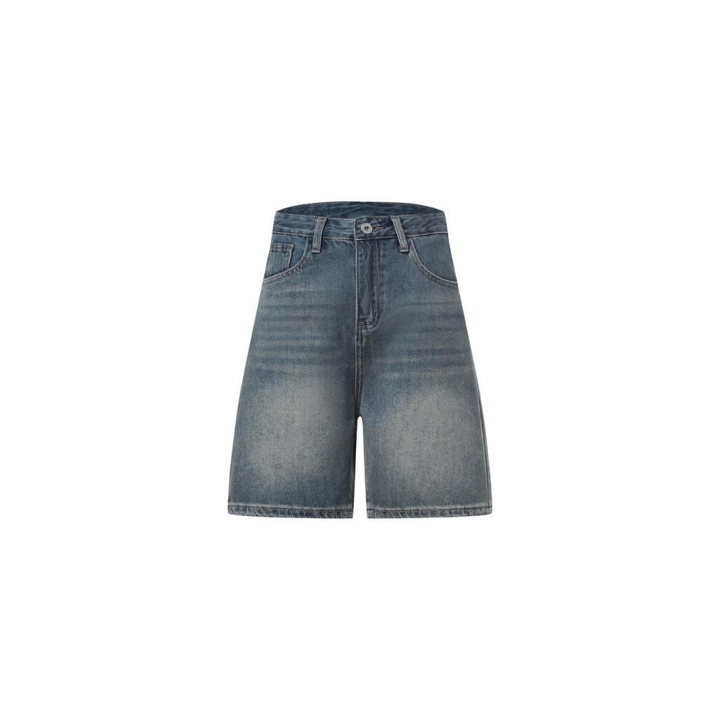 Damen Retro Denim Weite Hosenshorts - Hohe Qualität, Schlankmachend, Gerader Schnitt, Frühjahr/Sommer 2026 Kollektion