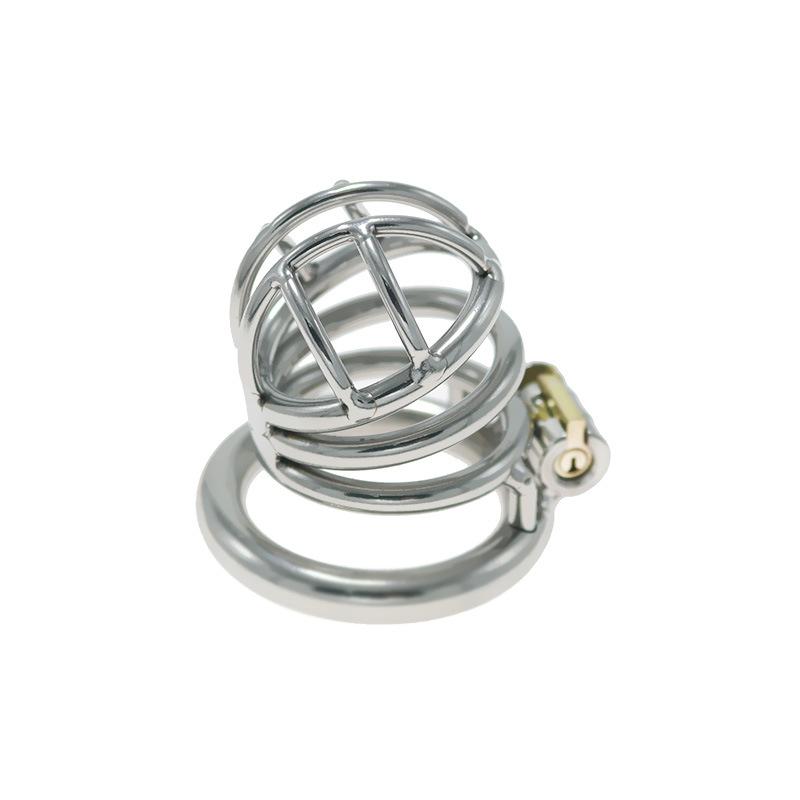 Men's Chastity Lock Stainless Steel Metal Chastity Cleaner for Going Out Wearing Penis Cage Bunching Bird Sex Toys for Adults