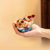 Fish Incense Burner Ornaments Non-toppling Figurine Tabletop Back-flowing Incense Burner Cute Creative Ceramic Koi Decoration