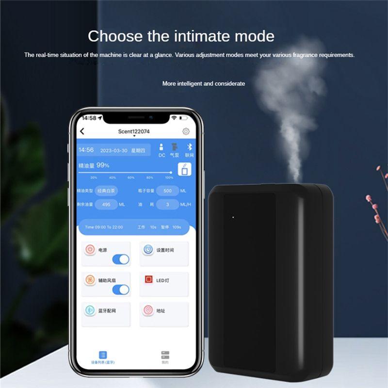 A20F-Duft-Luftmaschine für Zuhause Bluetooth & Wifi Intelligente Duft-Luftmaschine Mit Vernebelungsdiffusor für Raum Büro