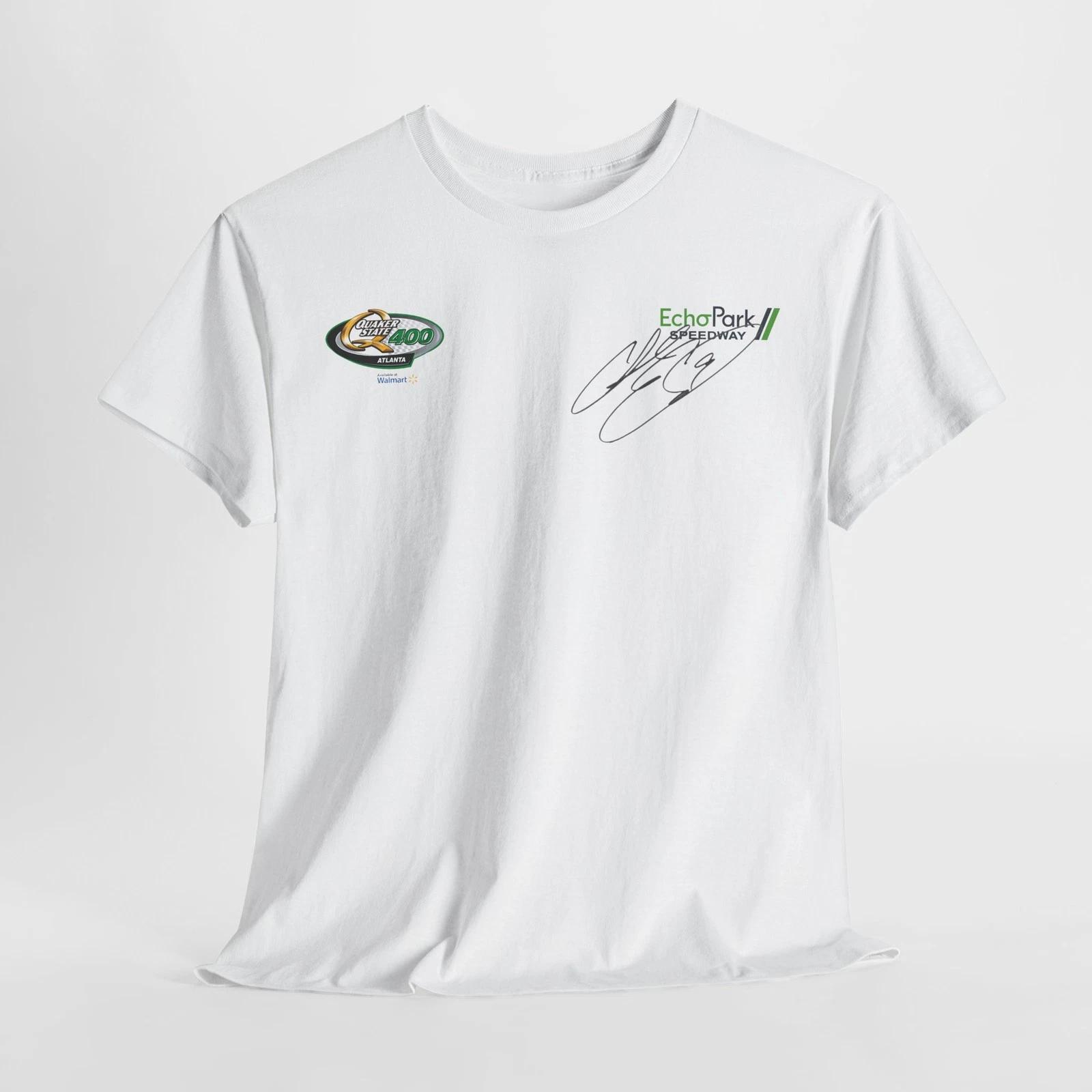 

Atlanta EchoPark Motor Speedway Chase Elliott Autograph Race Tee Quaker State XL
