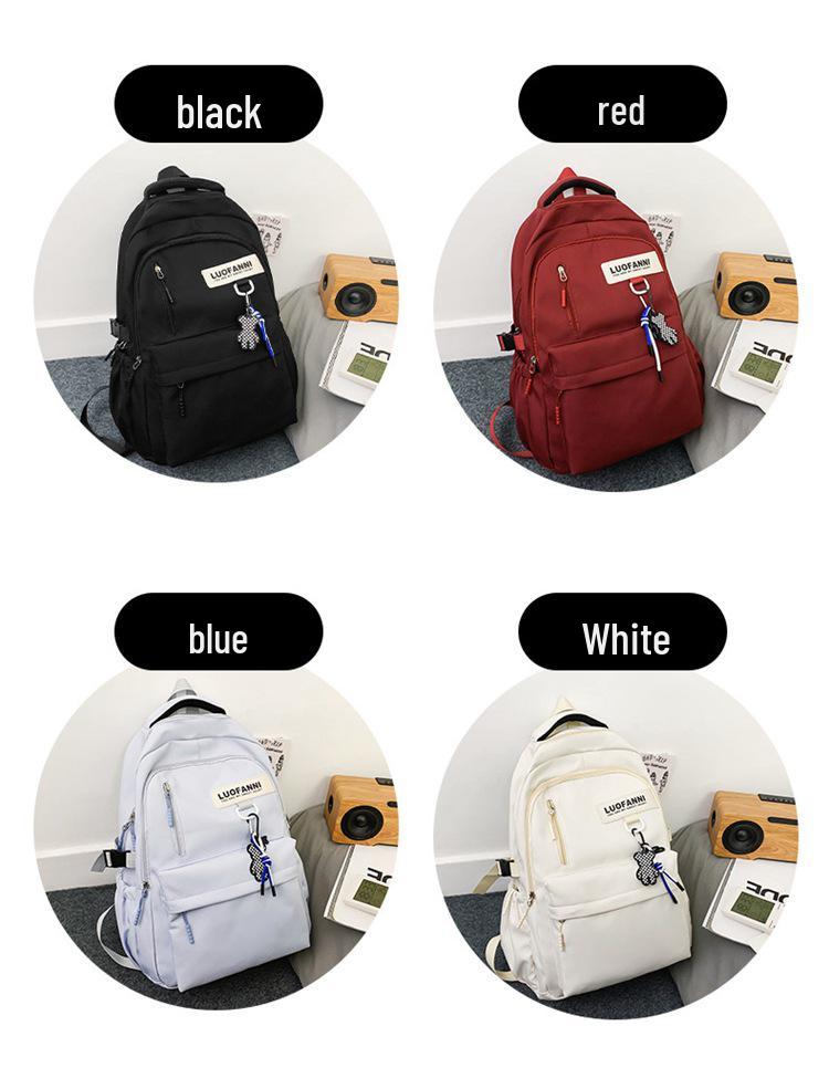 Stylish Large Capacity School Backpack for Students: Junior High, High School, University - Unisex Design for Simple Travel