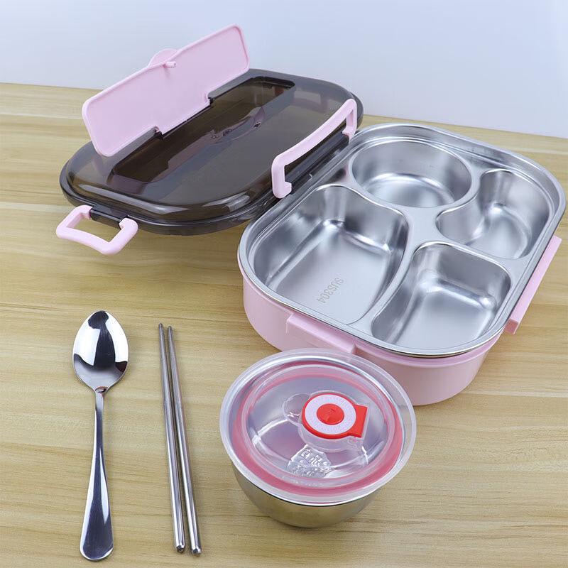 ZISIZ Stainless Steel Portable Lunch Box
