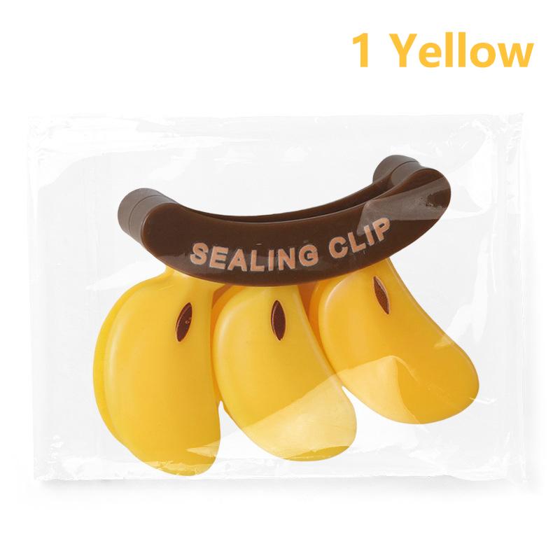 Kunststoff Bananen Magnetverschluss Feuchtigkeitsdicht Handpresse Frischhalteclip Multifunktionaler Haushalts-Lebensmittelbeutelclip