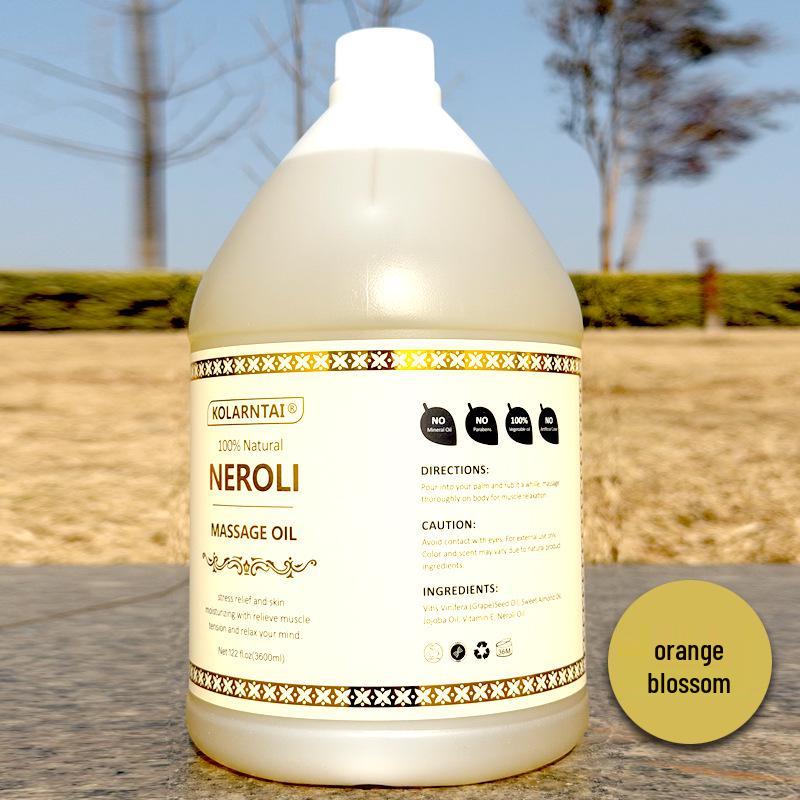 Thailand Imported Body Massage Essential Oils 3600ml - Lavender, Sweet Orange, Ocean, Jasmine, Rose, White Tea, Gua Sha Back Opening