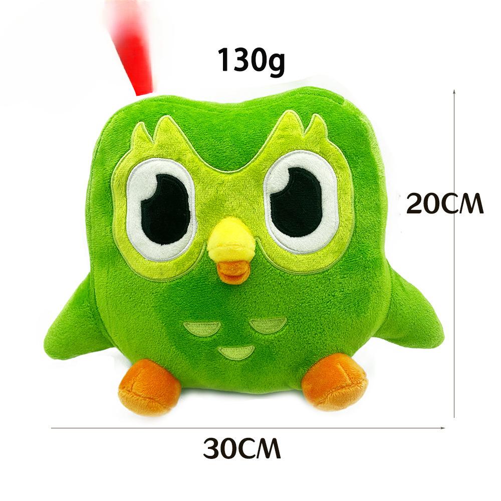 New Fashion Toy Green Owl Purple Hair Sister Plush Doll Pillow Pendant
