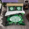 Biancheria da Letto a Tema Celtic FC Set 3 Pezzi Copripiumino Biancheria da Letto Decorativa Per Camera Adolescenti Decorazione Casa