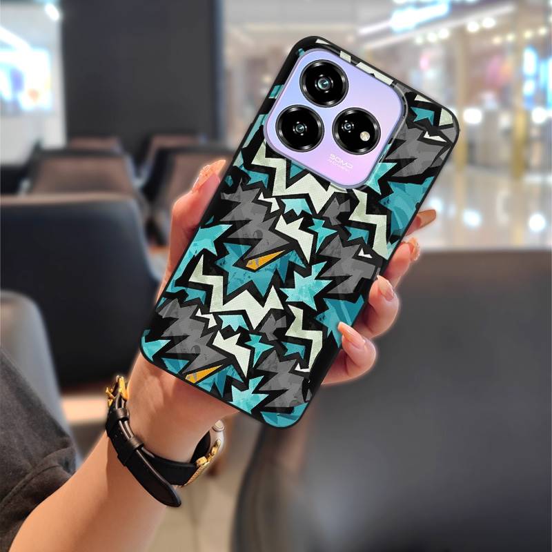 Phone Pouch Silicone Phone Case For ZTE Blade V60 Design/Axon 60 Lite Anti-dust Cartoon Dirt-resistant Anti-knock TPU