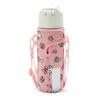 Sanrio Children's Water Bottle 470ml Direct Drinking One Touch Stainless Steel Bottle Hello Kitty Hello Kitty Cold Storage Includes Pouch with Shoulde