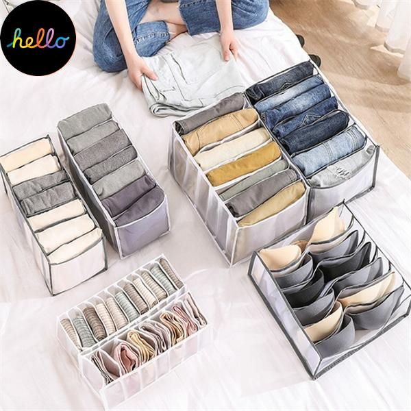 Folding Closet Organizer Panties and Socks Storage Boxes Wardrobe Clothes Underwear Organizer Drawers Clothes Separator