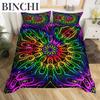 Bohemian Mandala Duvet Cover Set 3pcs Soft Comfortable Breathable Bedding For Bedroom Decor