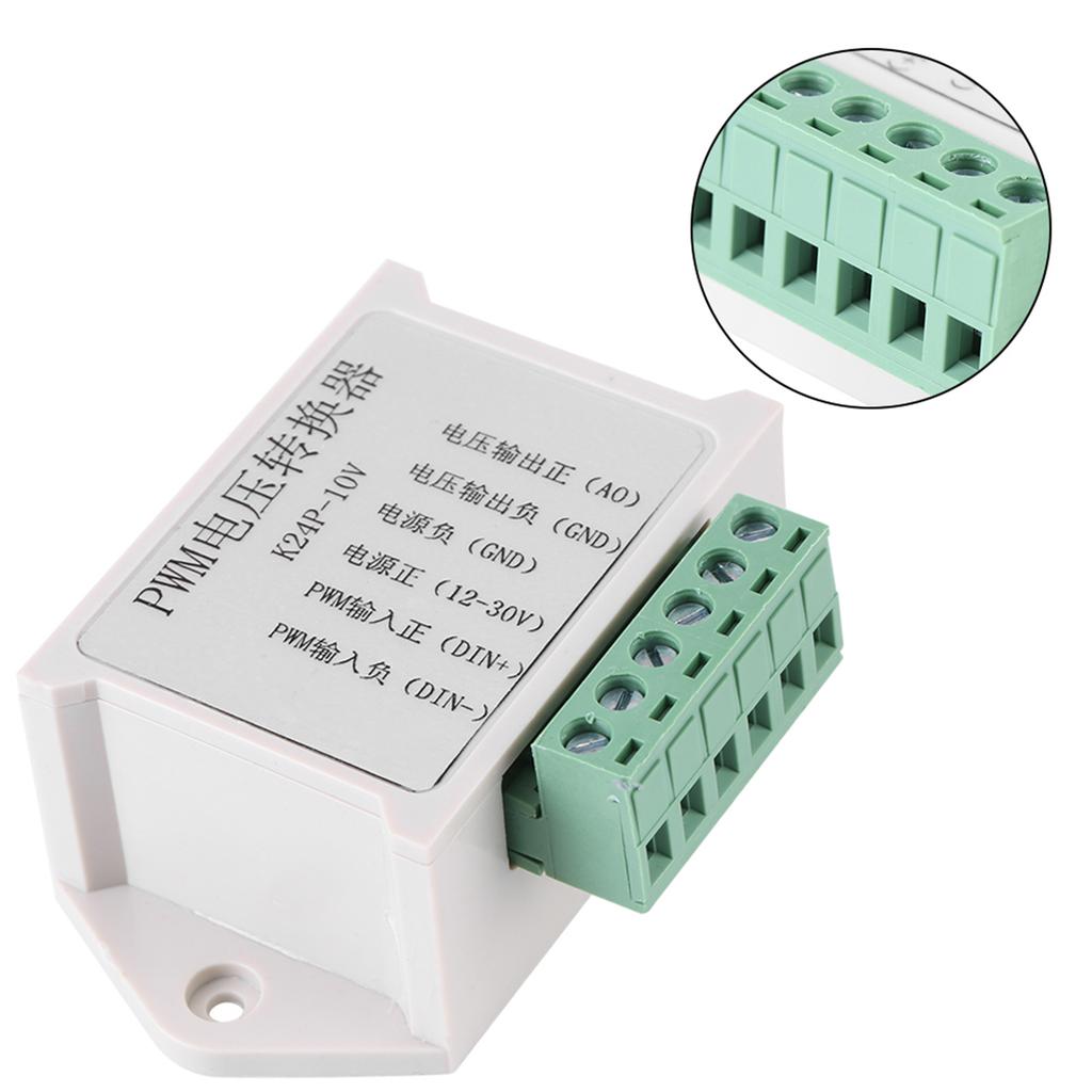 White Digital To Analog PWM  Converter Voltage Converter Adapter