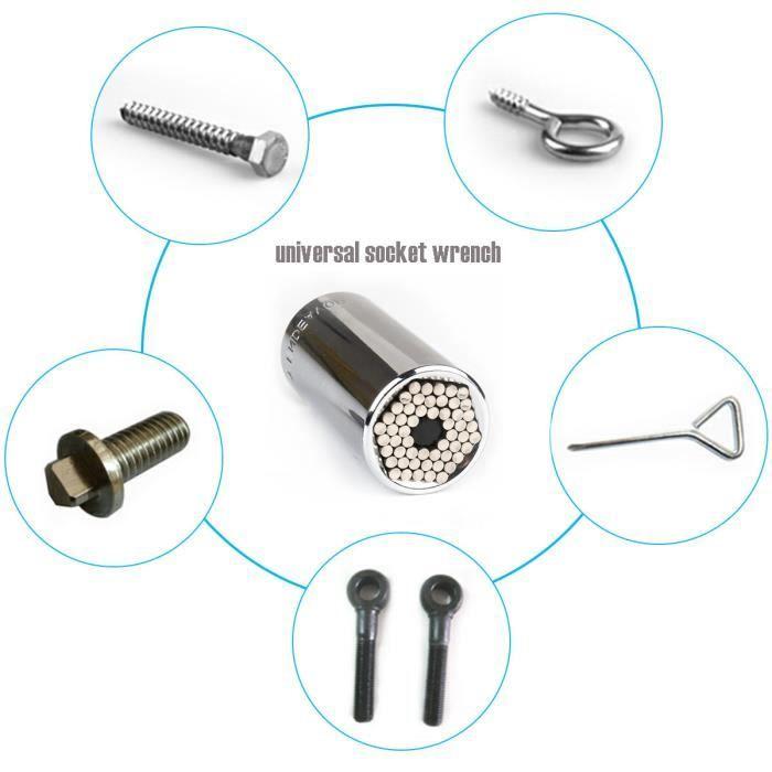 Douille clé multifonction - Gator-Grip - Adaptateur Socket - Fer - 52x26mm - Réparation outils