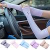 Ice Sleeves Cycling Gloves Women Sunscreen Sleeves Sun UV Protection Hand Cover Sun Protection Gloves Half Finger Sleeves