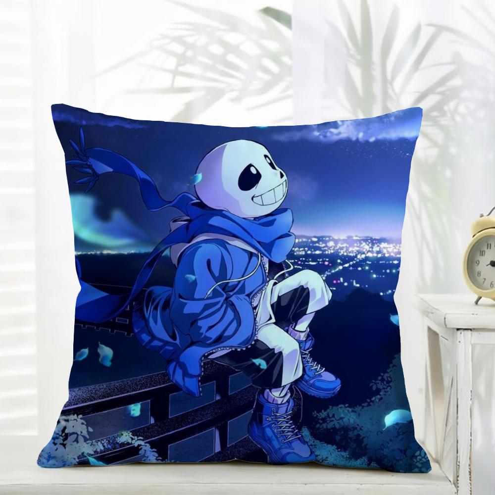 Spiel UUndertale Kissenbezug Täglich Waschbar Leinen Kissenhülle Weich für Sofa Bett Wohnzimmer Dekoration