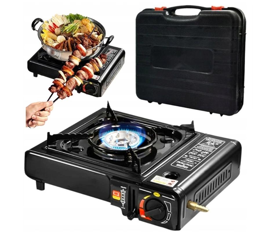 Gas Camping Stove In a Gas Suitcase
