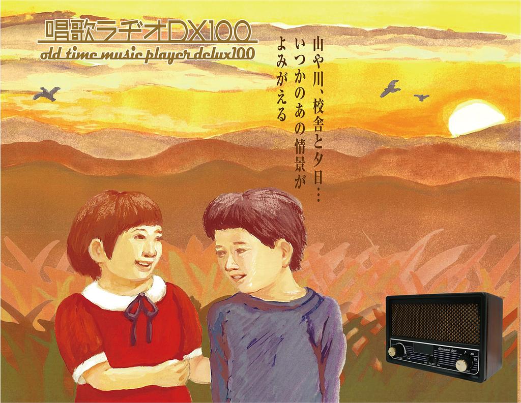 Hudební přehrávač FESCO Shoka Radio DX100 s rádiem AM/FM SRDX-001