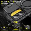 For Xiaomi Poco X7 Pro 5G Case Shockproof Armor Magnetic Holder Ring Case For Poko Little X7 X 7 PocoX7 Pro Slide Lens Cover