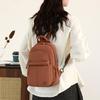 Multi-Functional Backpack Women's Chest Bag Solid Color Crossbody Bag