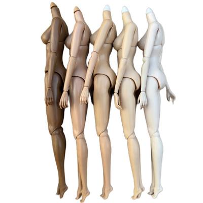 Original MENGFAN Doll Body  Version 5 Skin Colors Coffee Brown Beige White 29CM 1/6 Replacement Body For FR/IT Doll Heads