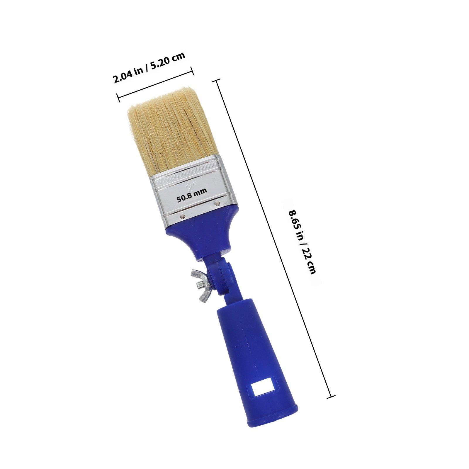 

Adjustable Paddle Paint Brush Flat 2 Inch No Dead Angle Painting for Walls Furniture Oil Acrylic Stain Art Painting Brushes