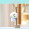 Plush Budding Pop Keychain Animal Bear Duck Pig Doll Pendant Gift Decoration