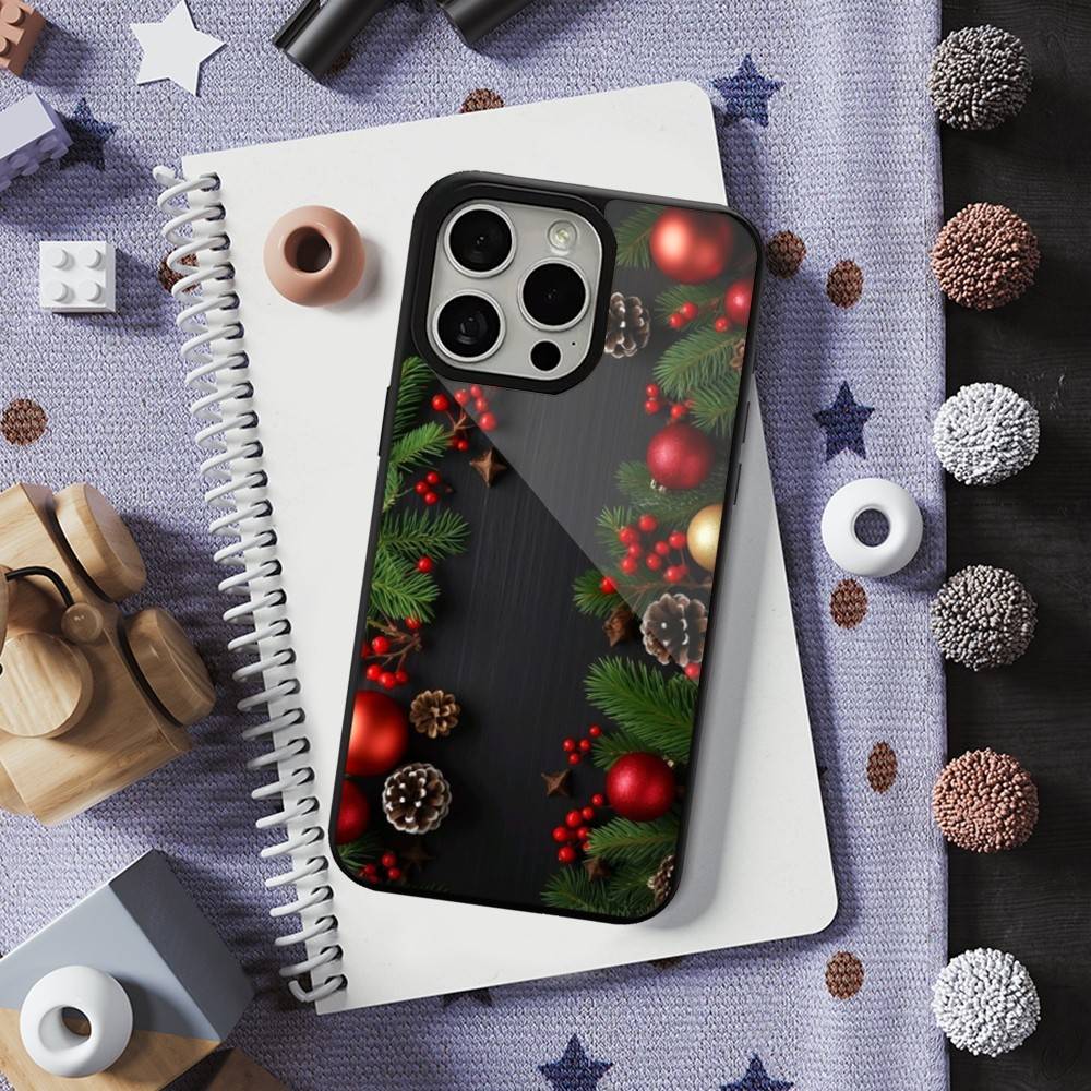 

Christmas Art Decorations Phone For iPhone 17,12,11,16,15,13,14,Pro,Max,Plus,Mini, For Magsafe,Magnetic Wireless Charging Case iPhone12mini