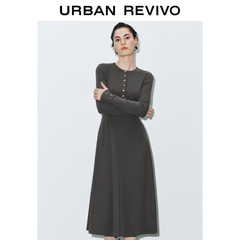 

UR Women s Flowing Light Split Line Long-Sleeve Dress XS