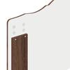 Bed Frame Brown Oak Effect 75 X 190 Cm Solid Pine Wood