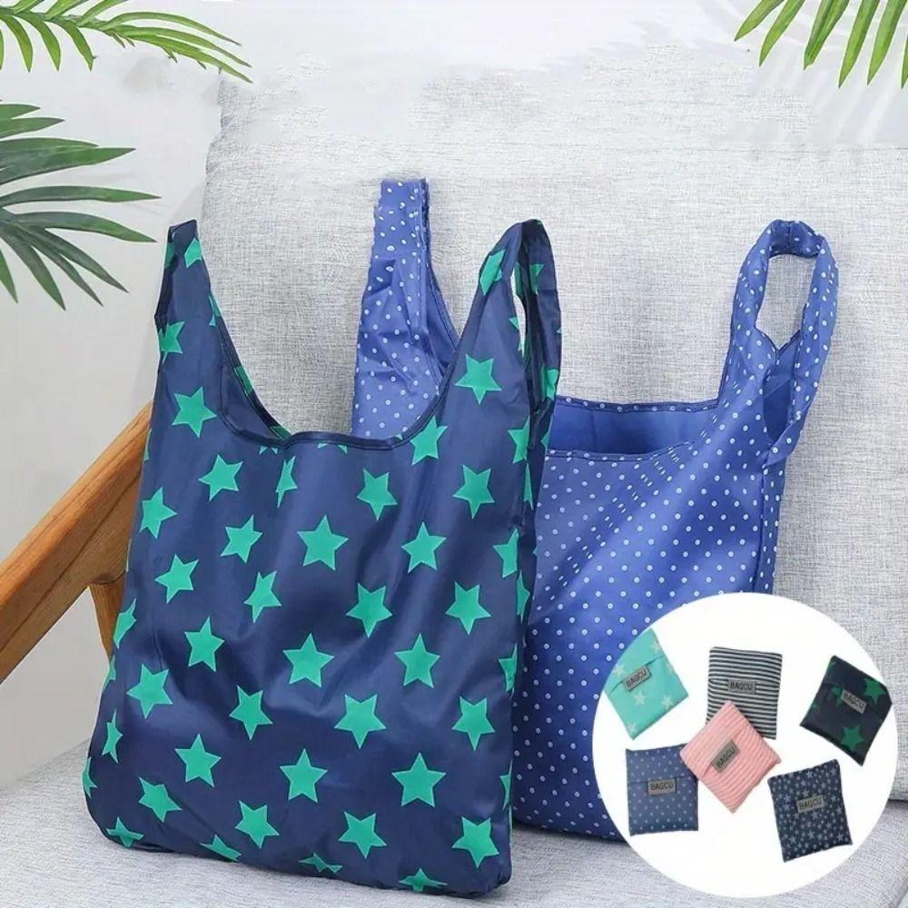 

Многоразовые сумки для продуктов Экологичная сумка из полиэстера Складная сумка для покупок Дорожная сумка style C