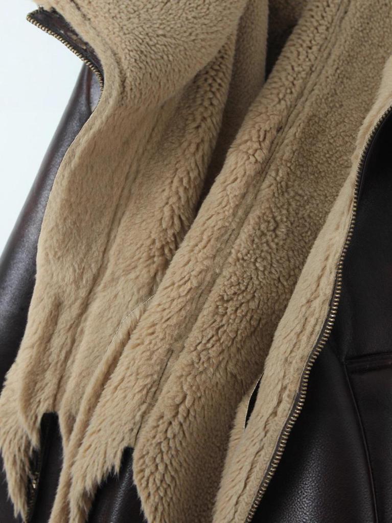 Women's Thickened European & American Fur-Integrated Loose Short Jacket