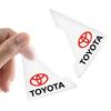 2Pc Car Door Corner Cover Anti-Scratch Protection Sticker Styling for Toyota Auris Rav4 Yaris Hilux Corolla Prius Avensis Emblem