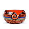 Ceramic Yarn Bowl (Traditional Red - Medium) - 7 X 7 X 3 Inches
