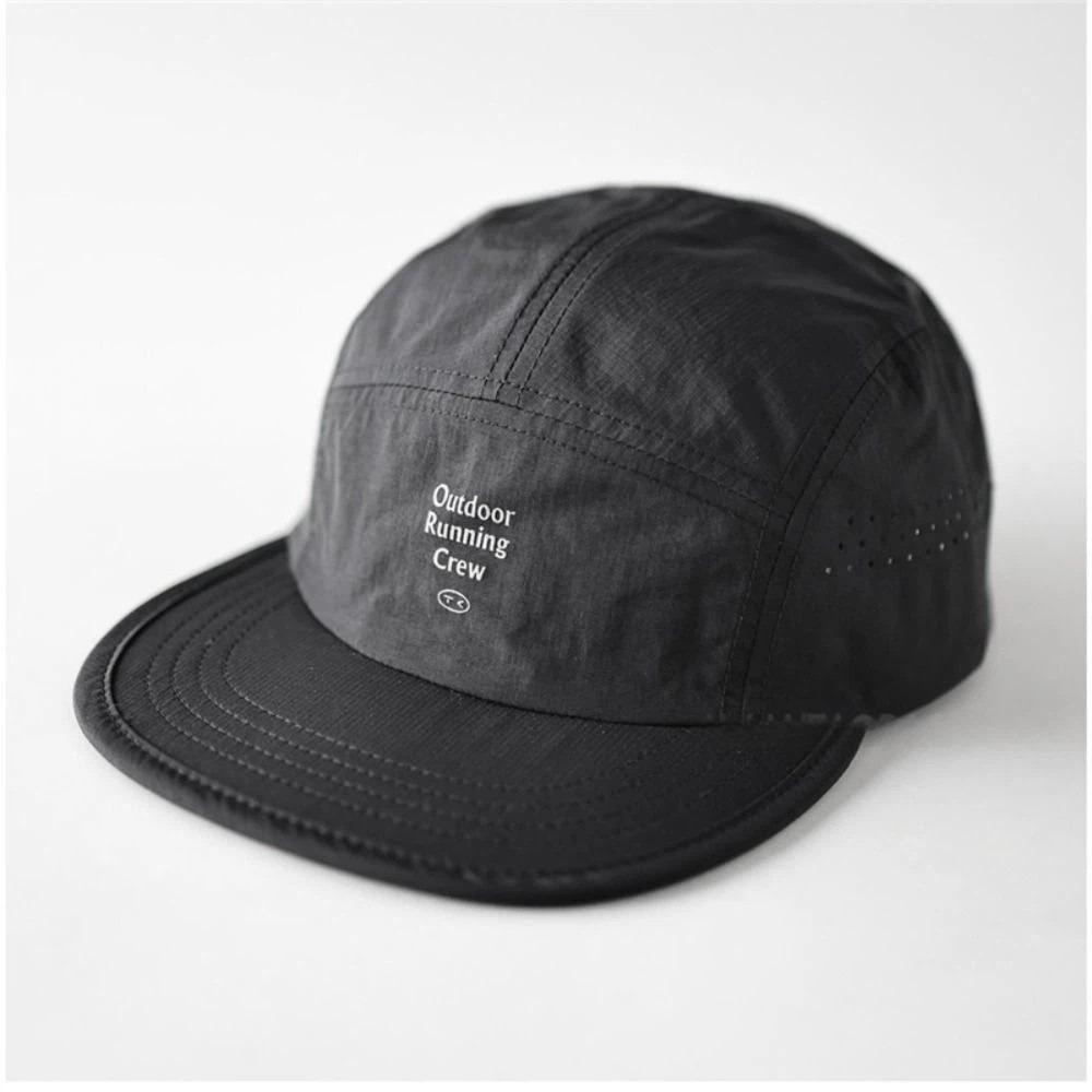 Embroidered Letter 5 Panel Baseball Cap Contrast Color Sun Hat Casual Sports Cap  Unisex