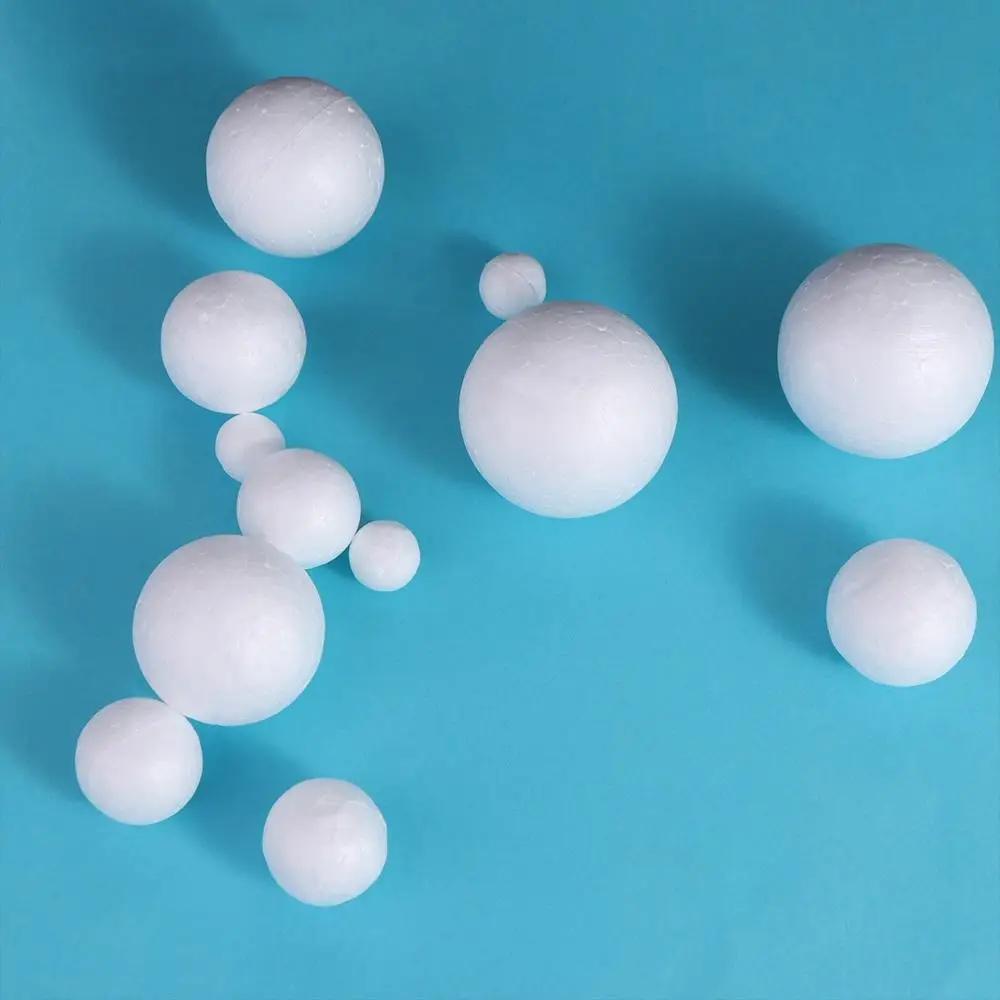 Home Decoration Mini Foam Balls White Polystyrene Christmas Balls Round Christmas Ornaments Christmas