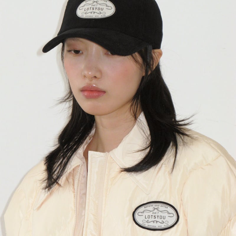

LOTS YOU lotsyou_Classic Corduroy Ball cap Black OS
