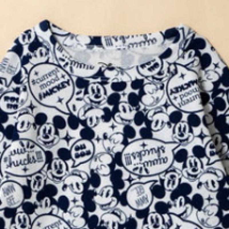Daiso Disney Mickey Mouse Kids Underwear Top Blue M