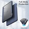 Case for iPad Mini 5/4 7.9 Inch Model / with Pencil Holder, Clear Transparent Back Slim Stand Anti-Shock Tablet Cover