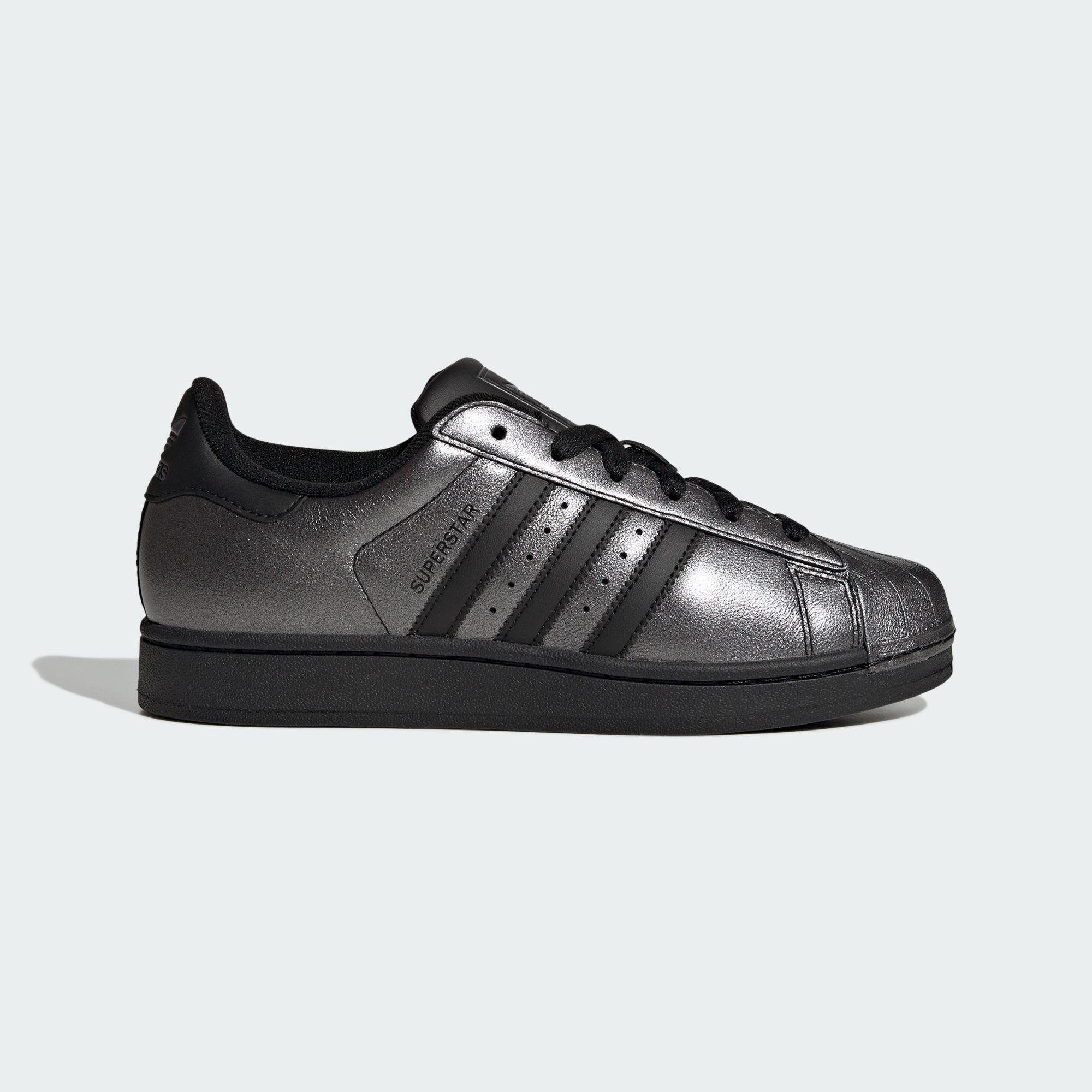 adidas Superstar II Black Iron Metallic (Women s) 36.5