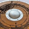 60.96 Cm Hand-Carved Dragon King Viking Medieval Shield Wall Decor Gift