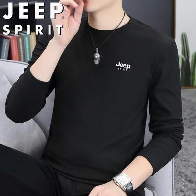 JEEP SPIRIT Men's Fleece Crew Neck Sweatshirt