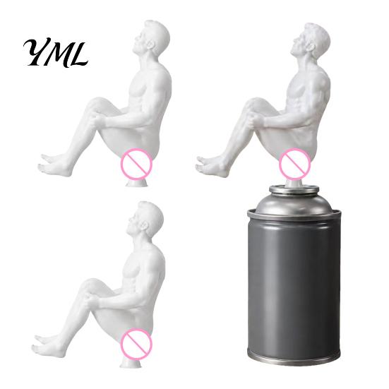 Reusable Spray Head 1/2Pcs Human Body Can Nozzle, 3D Printed Men Decorative PLA Nozzle Tip for Bottle, Squirter Attachment