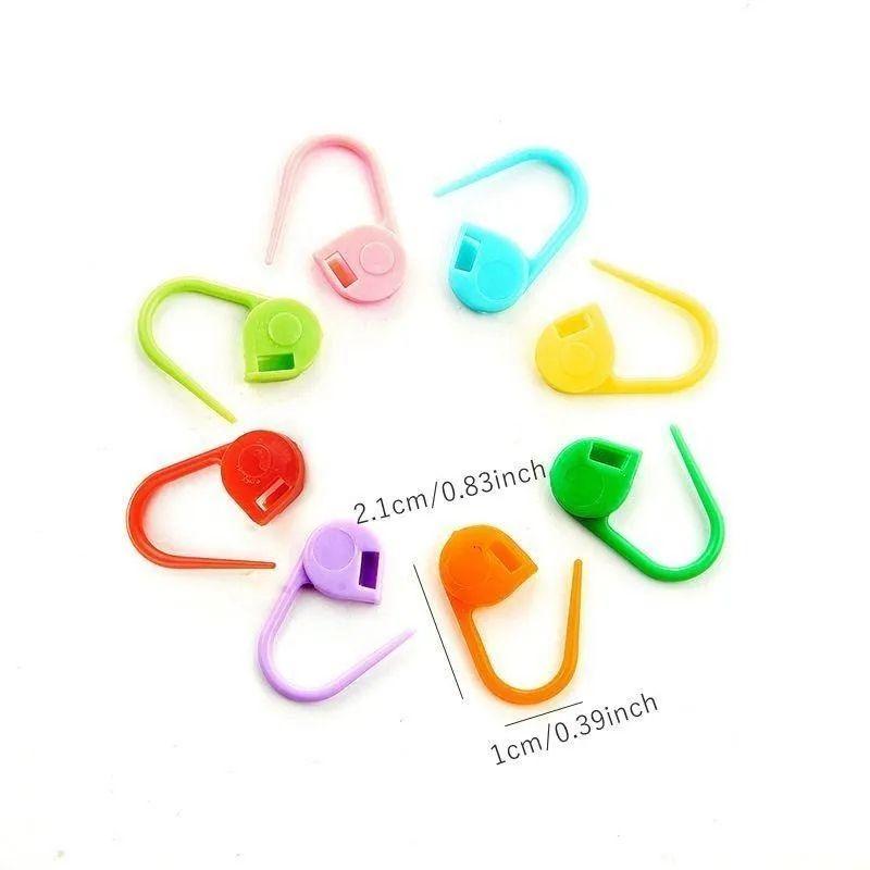 Plastic Knitting Tools Blocking Stitch Markers 100pcs